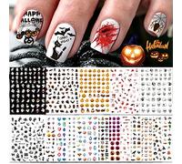18 Fogli Adesivi per Unghie Autoadesivi, Panda Sticker Adesivi per Unghie Adesivi per Nail Art per Donne Ragazze Decorazione per Bambini, Design per Unghie Tatuaggi per Unghie 1000+ Pezzi (S005-S006)