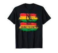 18 giugno 1865 Black History African American Freedom Pride Maglietta