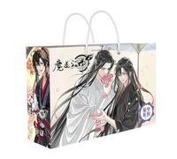 18 Grandmaster Demonic Cultivation Borsa Fortunata | Anime Figure Acrylic Stand, Adesivi, Braccialetto, Poster, Badge, Segnalibro | Founder of Diabolism Merch Box Set