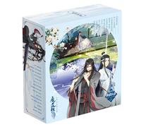 18 Grandmaster of Demonic Cultivations Collection Regali Box | Anime Figure Stand, Tazza, Adesivi, Poster, Badges, Portachiavi, Segnalibro | Mo Dao Zu Shi Merch Box Set