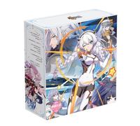 18 Hon Kai Impact Collection Regali Box | Anime Figure Stand, Tazza, Adesivi, Poster, Badges, Portachiavi, Segnalibro | Hon Kai Impact Merch Box Set