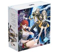 18 Honkai Stars Rail Collection Regali Box | Anime Figure Stand, Tazza, Adesivi, Poster, Badges, Portachiavi, Segnalibro | Honkai Stars Rail Merch Box Set