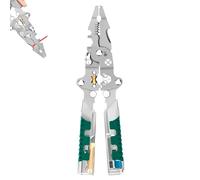 18 in 1 Foldable Wire Stripper, Multifunction Wire Stripper with Voltage Tester for Home Repair, Auto Wiring, Outdoor Projects, DIY Electricians (1PCS)