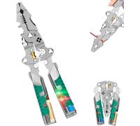 18 in 1 Foldable Wire Stripper, Multifunction Wire Stripper with Voltage Tester for Home Repair, Auto Wiring, Outdoor Projects, DIY Electricans
