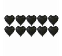 18 Inch Heart Foil Balloons 10 Pack | Auto - Closure Design for Easy Inflation & Security | Romantic Party Decor for Wedding/Birthday/Anniversary | 8 Vibrant Colors, Resilient (Heart Shape)