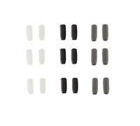 18 Inserti In Silicone Per Occhiali (Nero, , )