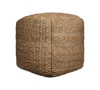 18 " Juta Naturale Tessuto Misto Cubo Pouf Ottomano