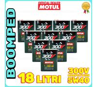 18 LITRI MOTUL 300V COMPETITION 5W40 OLIO MOTORE AUTO RACING 18MO69