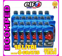 18 LT OLIO MISCELA TOTAL ELF Moto Scooter 2 TEMPI 2 TECH 100% SINTETICO 18ET01