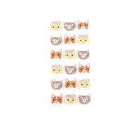 18 mini adesivi 3D chat 2 cm