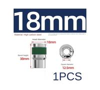 (18 mm) 1/2 Cinghia per borse portautensili verde con bussola esagonale, set di bussole spesse per impieghi gravosi