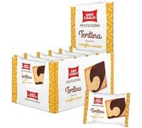 18 MONOPORZIONI DI TORTINA ALLA VANIGLIA E CACAO SAN CARLO DA 50 GR