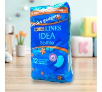 18 Pacchi (216 Assorbenti) Lines Idea Sottile Anatomico Ripiegato per Perdite