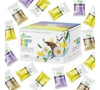 18 Pack Natural Foaming Hand Soap Tablets - Soft Moisturizing Handwash Tab Refills - 1 Tablet = 9 Oz Refillable Liquid Wash Foam Handsoap - Eco-Friendly Paper Softsoap Refill Tabs (Variety Pack)