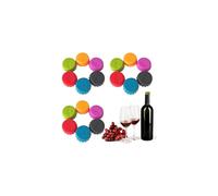 18-Pack Reusable Silicone Bottle Caps, High-Quality Silicone Beer Bottle Sealer Caps, Leak-Proof Seal for Beer Bottles