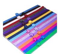 18 Packages Stelle Pieghevoli Glitterate Carta Stella Fai Da Strisce Di Origami