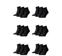 18 Paia Di Puma Unisex Quarter Calzini Sneaker Taglia 35 - 49 Per Donne E Uomini