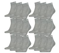 18 Paio Puma Trimestre Calzini Con Suola IN Spugna 35-46 Unisex Cushioned Corti