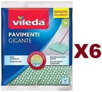 18pz VILEDA Panno Pavimenti Gigante con 30% microfibra Maxi Formato