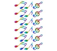 18 Pcs Ciondolo Decorativo Con Nota Musicale Ornamenti Natalizi Da Appendere