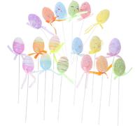 18 Pcs Decorazioni Per Uova Di Pasqua Kit Decorare Le Segni Del Giardino