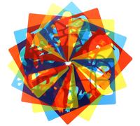 18 Pcs Materiale Artistico Per Bambini Stencil Animali Dipingere Da Disegno