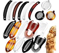 18 Pcs Mollettoni Per Capelli Mollettine Fermagli Clip Di Banana