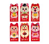 18 Pcs Pacchetto Rosso Busta Rossa Per Il Capodanno Cinese Chinese Red Packets