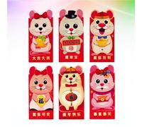 18 Pcs Pacchetto Rosso Red Packets Chinese Busta Rossa Per Il Capodanno Cinese