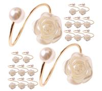 18 Pcs Portatovagliolo Rosa Perla Impostazione Della Tabella Matrimonio