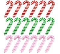 18 PCS Set Palloncini in Foil per Festa di Natale - Candy Cane, Babbo Natale, Bastone da Passeggio