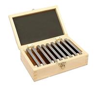 18 pezzi/9 paia di blocchetti di misura paralleli prodotti ad alta precisione, set di cuscinetti for fresatura CNC 100 mm x (10-42 mm)