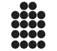 18 pezzi di copricursore per tastiera da gioco, copritasti di ricambio per Cherry TTC Akko Cross, finitura spazzolata antiscivolo e anti-impronte digitali, copritasti da 20,2 mm (Nero satinato)