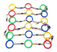 18 pezzi di corda da passeggio per la scuola materna, il guinzaglio anti -lost con manici di plastica per la scuola materna, asilo nido, attività all'aperto - Preschina per corda da passeggio in