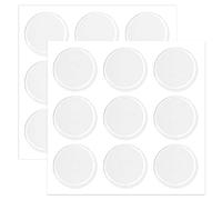 18 pezzi di paracolpi in silicone per piani in vetro, paracolpi trasparenti per mobili, paracolpi autoadesivi per ante di mobili e tavoli in vetro (30 * 2 mm/1,18 * 0,079 pollici)