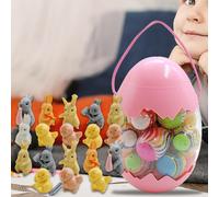 18 pezzi di uova di Pasqua conigli artigianali fai-da-te Buona Pasqua per