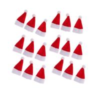 18 pezzi Dollhouse Miniature Christmas Santa Claus Hat Scala 1/12