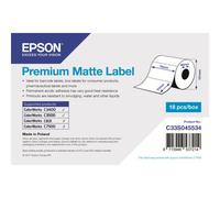 18 pezzi Epson Premium opaco 650 Etikett en 1 Rolle n C33S045534