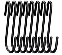 18 pezzi Esfun 10,2 cm Heavy Duty S ganci nero pan pot Holder rack ganci a forma di S Hanging ganci Ganci per utensili da cucina cucchiaio padelle pentole utensili vestiti borse asciugamani piante