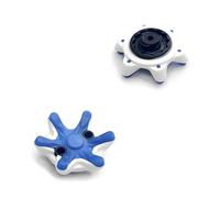 18 Pezzi Kit Di Tacchetti Per Scarpe Da Golf Con Chiave Di Rimozione - Punte Con Foro Centrale - Compatibili Con FootJoy, Nike, New Balance, Under Armour, Callaway, Adidas(Blu)