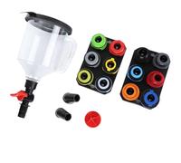 18 Pezzi Kit Imbuto con Adattatori Multifluido per Cambio Olio