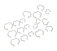 18 Pezzi Trasmissione Connettore Trattenere Clip 800-801 3/8in 1/2in 5/8in Metallo Connettore Rapido Raffreddatore Linea Clip per Casa Industriale