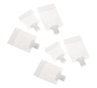 18 Pollici Borsa Ricaricabile per Lozioni 100ml, PE e Pa | Formato Compatto per Toilette, Uso in Viaggio D'affari e Campeggio, per Bagnoschiuma e Crema Solare