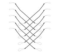 18 Pollici Cordino Elastico Retrattile per Stilo e Penna, Nero | Plastica a Spirale, Design Leggero e Compatto, per Casa e Viaggio, Accessori e Tavolette