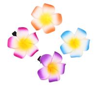 18 Pollici Fermaglio Chioma Fiore di Plumeria Artificiale | Piccolo e Grazioso, Elegante e Bello, per Matrimonio e Appuntamenti Colore Casuale