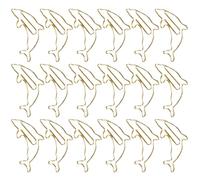 18 Pollici Graffette Decorative Creative in Ferro Oro | Supporto per Esposizione Carte, Finitura Liscia, per Ufficio e Bullet Journaling, Adatte a Studenti