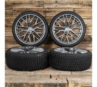 18 Pollici Invernali RS4 per Audi A6 A7 F2 Sportback Avant 225/55 R18 Grigio