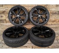 18 Pollici Ruote Estive RS6 per BMW X1 iX1 Phev U1X U11 225/55 R18 ABE Nero
