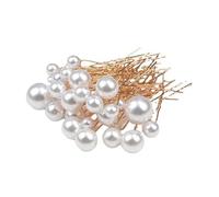 18 Pz Forcine per Capelli con Perle per Donna, Oro a U Finte Perle Assortite Accessori Capelli Sposa con 5 Misure 0.7-1.5cm, Leggere Forcine Decorative per Acconciature Sera e Cerimonia