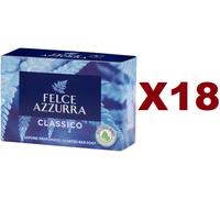 18 PZ SAPONETTA FELCE AZZURRA SAPONE SOLIDO PROFUMATO CLASSICO 100GR